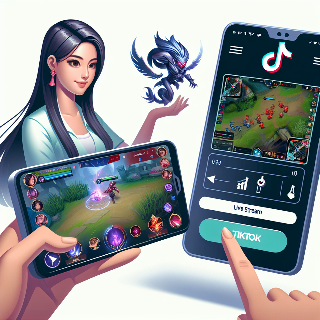 cara live mobile legend di tiktok dengan mudah